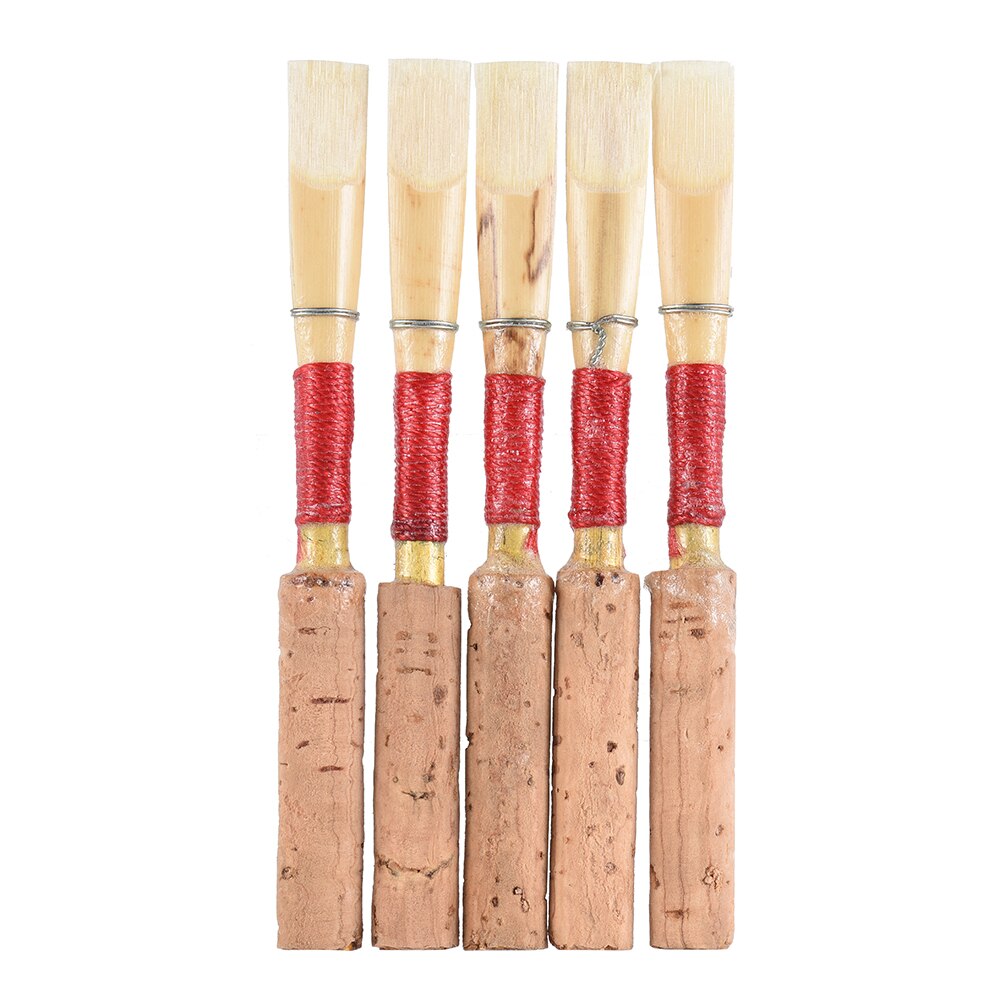 Ammoon Oboe Reeds - 5 Pack - Woodwind Instrument Part with Plastic Case