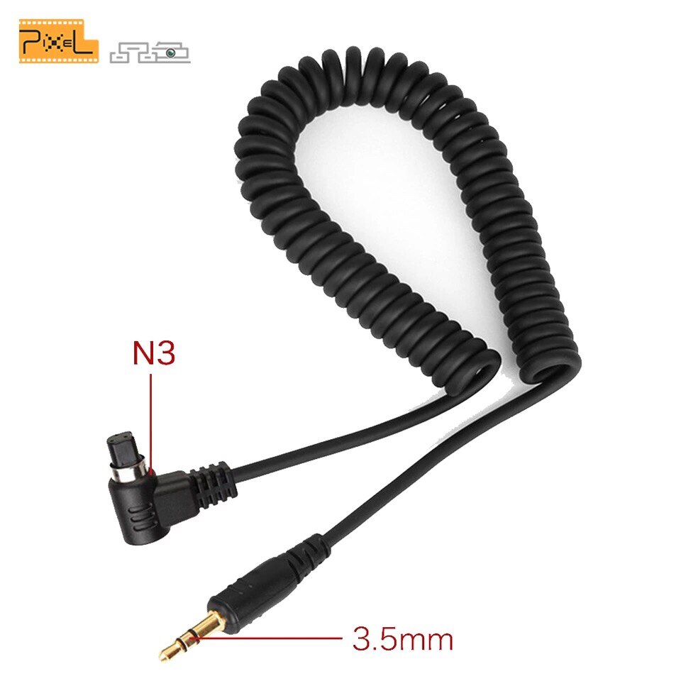 Pixel J3.5-30 Disparador remoto Control conexión DCO DC2 N3 E3 Cable para Caon de la Cámara de Nikon TW-283 T3 T8 F-508 Opas BG-100