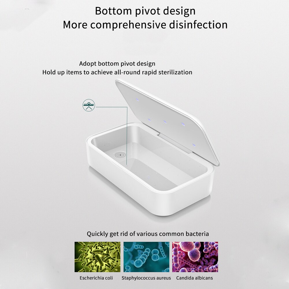 Ultraviolet Mobile Phone Sterilizer In Addition To Mite Sterilization Box, Mask, Jewelry And Wireless Charging Sterilization Box