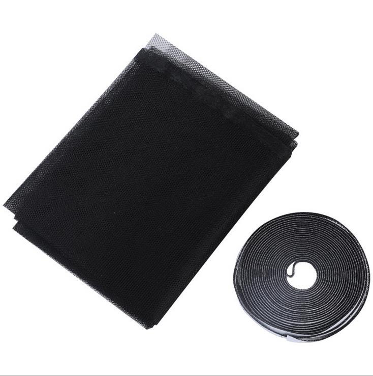 1.3Mx1.5M Self-adhesive Anti-mosquito Screen Mesh Invisible Screen DIY Breathable Free Cut Stealth Window Curtain Screens