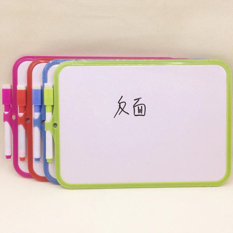 White Board Cartoon Small White Board Whiteboard Message Board Children'S Student Writing BoardPractice Drawing Board Stationery