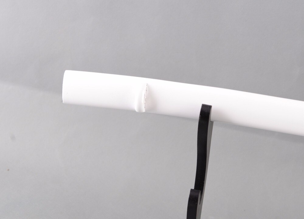 Full White Saya Sheath Scabbard for Samurai Sword Japanese Katana Pure Handmade Sword Accessory Nice Collection or