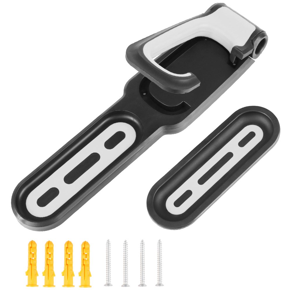 Bike Support Stand Bracket Holder Fixed Hanging Hook Bicycle Wall Mount Rack Foldable Child Mtb Road Bike Storage: WHITE