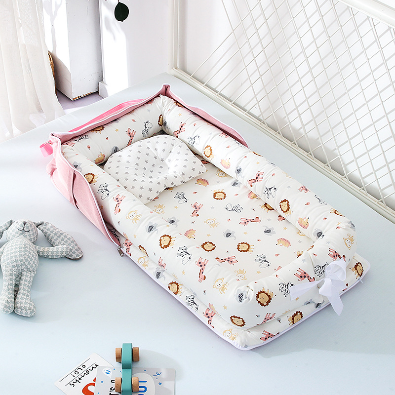 Cuna plegable multiusos creativa, cuna portátil extraíble para recién nacidos, cuna lavable, cuna para recién nacidos, cuna para decoración de habitación: 19