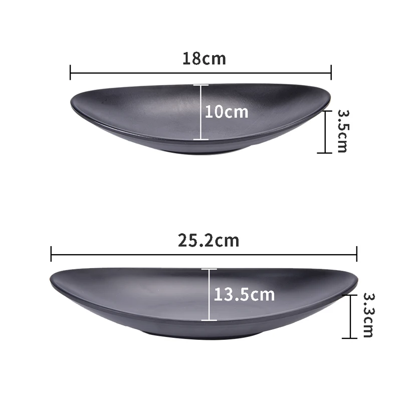 Oval sort ring skål smykkebakke nøglebakke organizer indretning nøgleskål smykke skål dekorativ skål organizer køkkenartikler