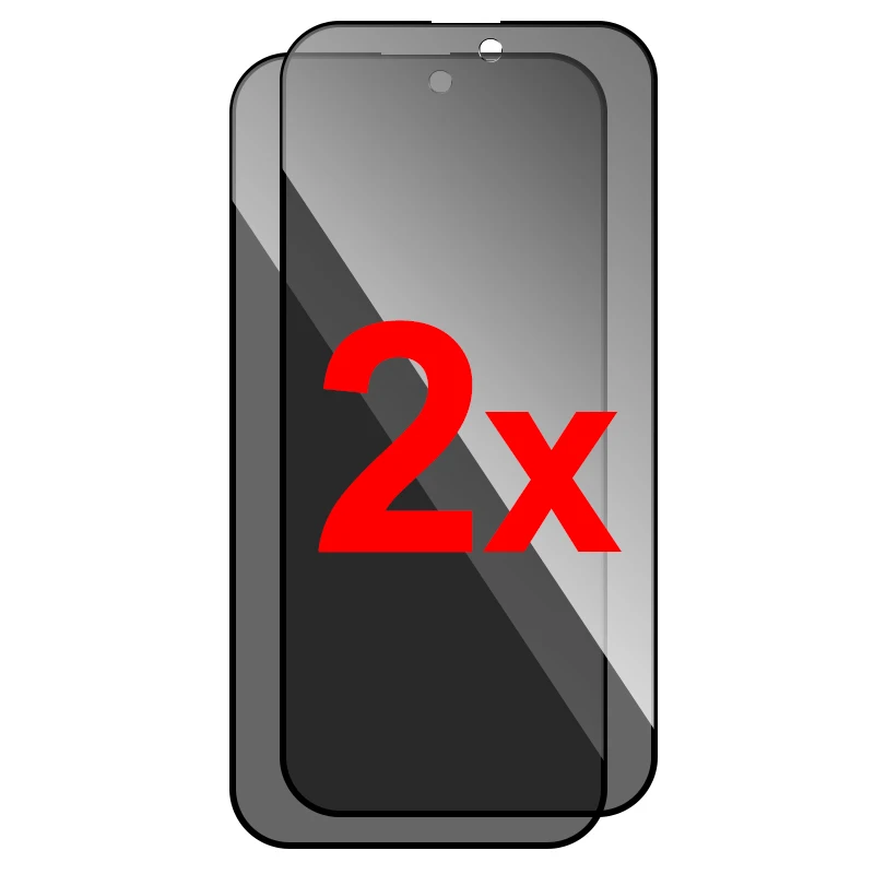 for iPhone 17 17Air 17Pro Max Privacy Screen Protector Anti-spy Tempered Glass Protective Glass For iPhone17 Air Pro Max 17pm: Rose Golden / Bundle 21