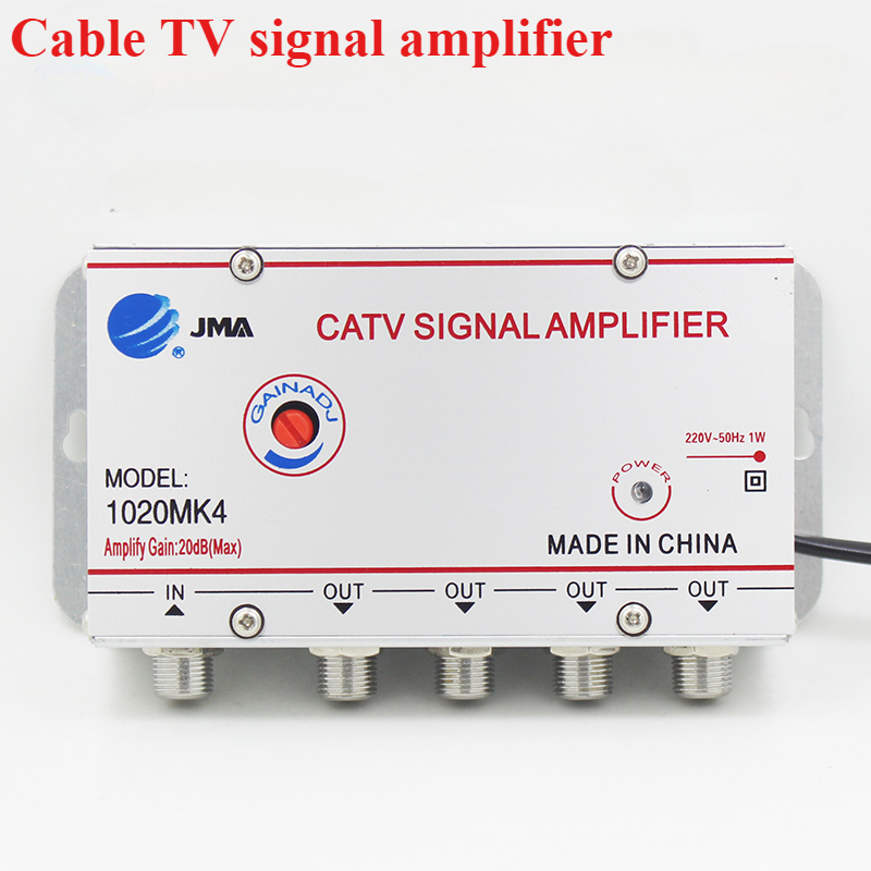 2/3/4/6/8 Way 20DB CATV TV Antenna Signal Amplifier Booster Splitter 8620SA2 8620SA3 for Digital TV Equipments EU Plug 220V