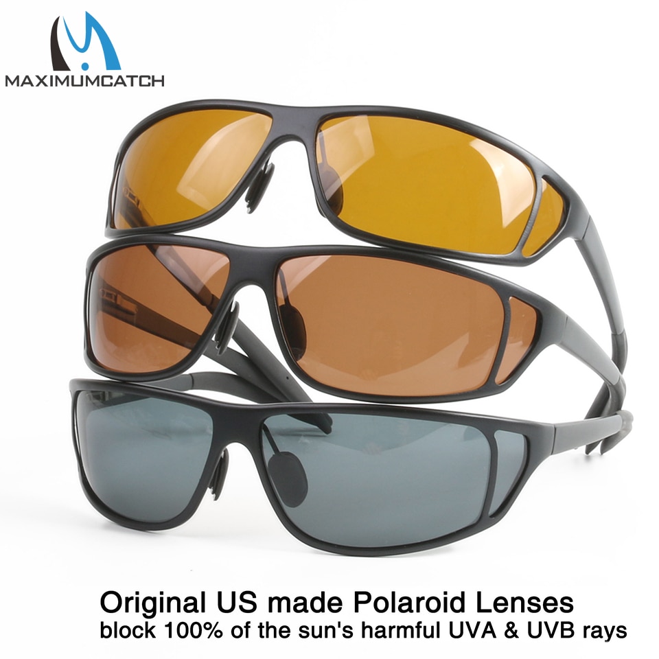 Maximumcatch Titan Metall Rahmen Fliege Angeln Polarisierte Sonnenbrille Braun Gelb Und Grau Zu Wählen Angeln Sonnenbrille
