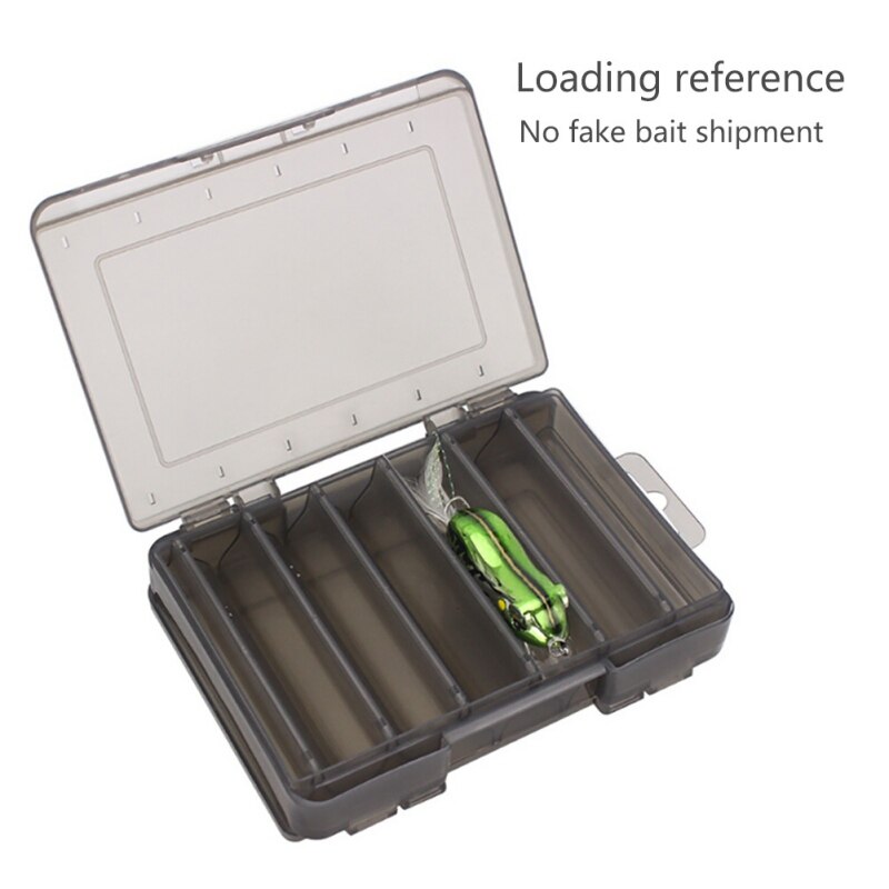 Double Sided Fly Fishing Tackle Box 12 14 Compartments Bait Lure Hook Storage Box Plastic Lure Storage Case High Strength h