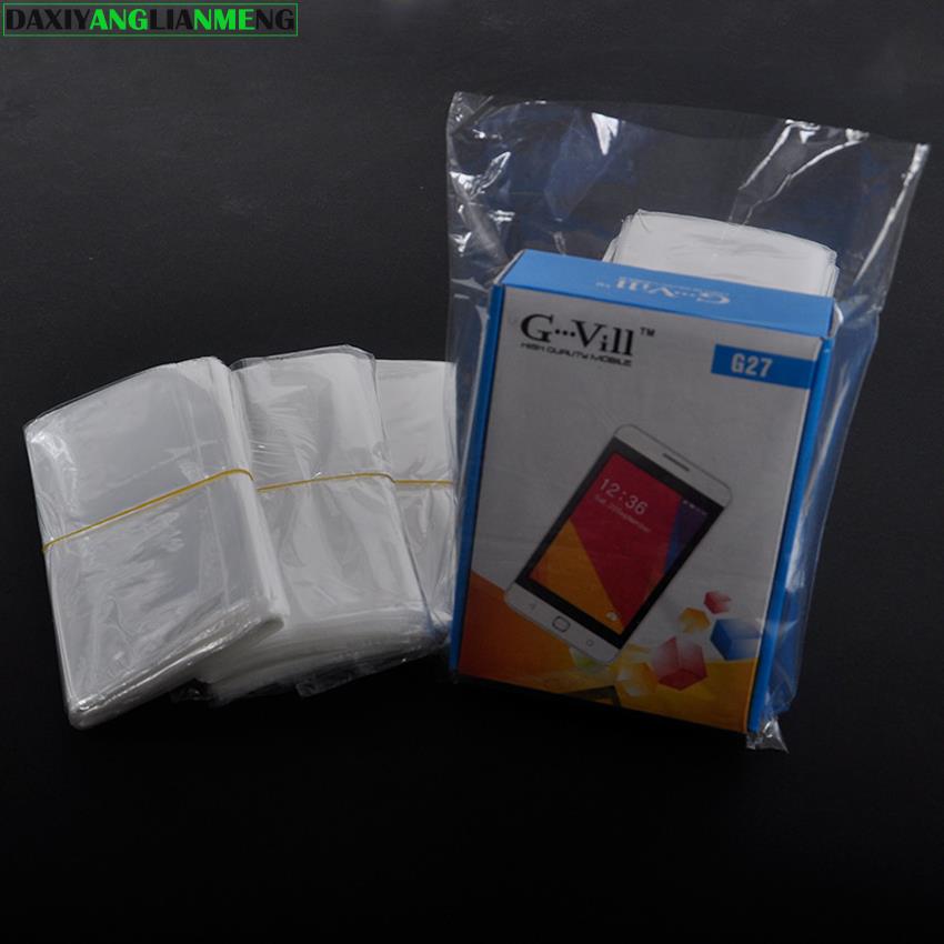 100pcs/lot 15x25cm Clear Transparent Shrink Wrap Package Heat Seal Bag POF Packing Plastic Bags For Comestic Bottles Boxes