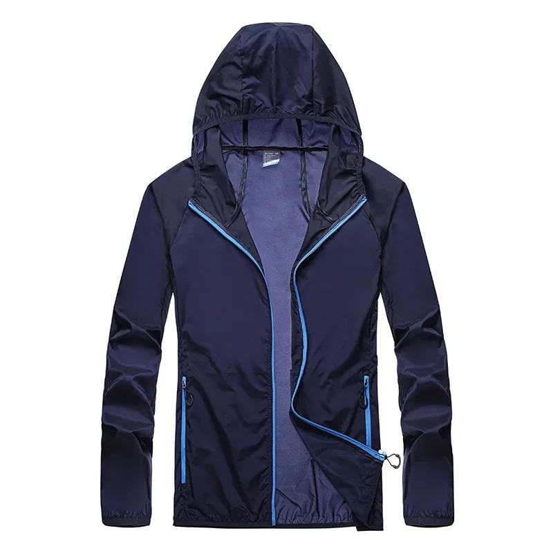 Golf Raincoat Lightweight Jacket Adult Waterproof Outdoor Motorcycle Cycling Hiking Fishing Rain Protection Gear M/XXXXL: S / Blue