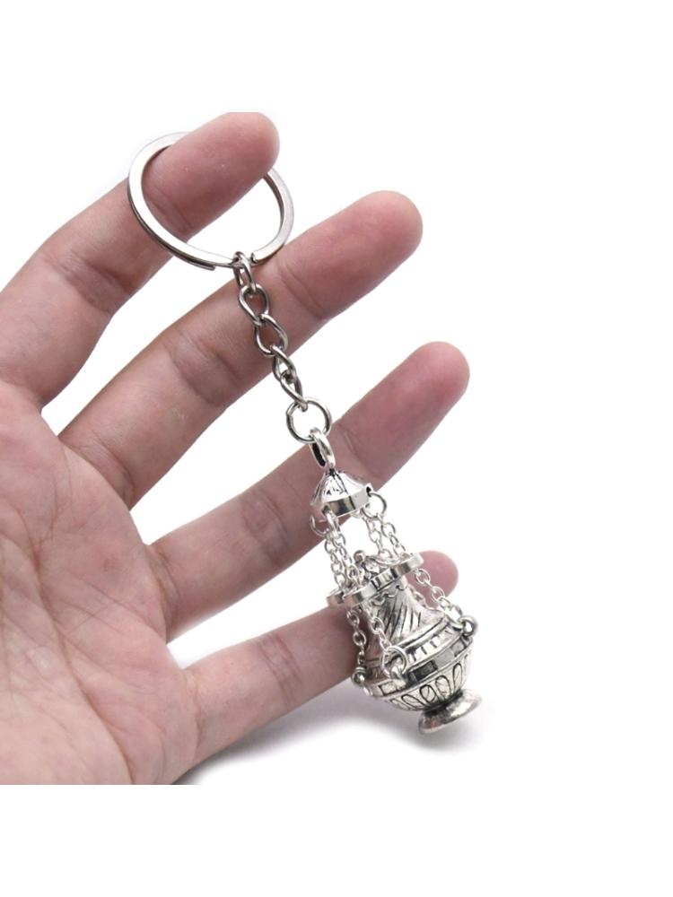 Christian Wierookbrander Sleutelhanger Religieuze Sleutelhanger Zak Auto Hanger Sleutelhanger