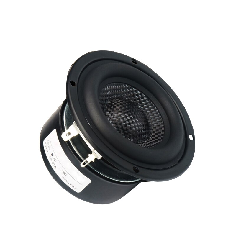 3 pulgadas altavoz Subwoofer 4Ohm 8Ohm Supergraves altavoz 25W Woofer de baja frecuencia de fibra de vidrio tejida cuenca altavoz Subwoofer de coche