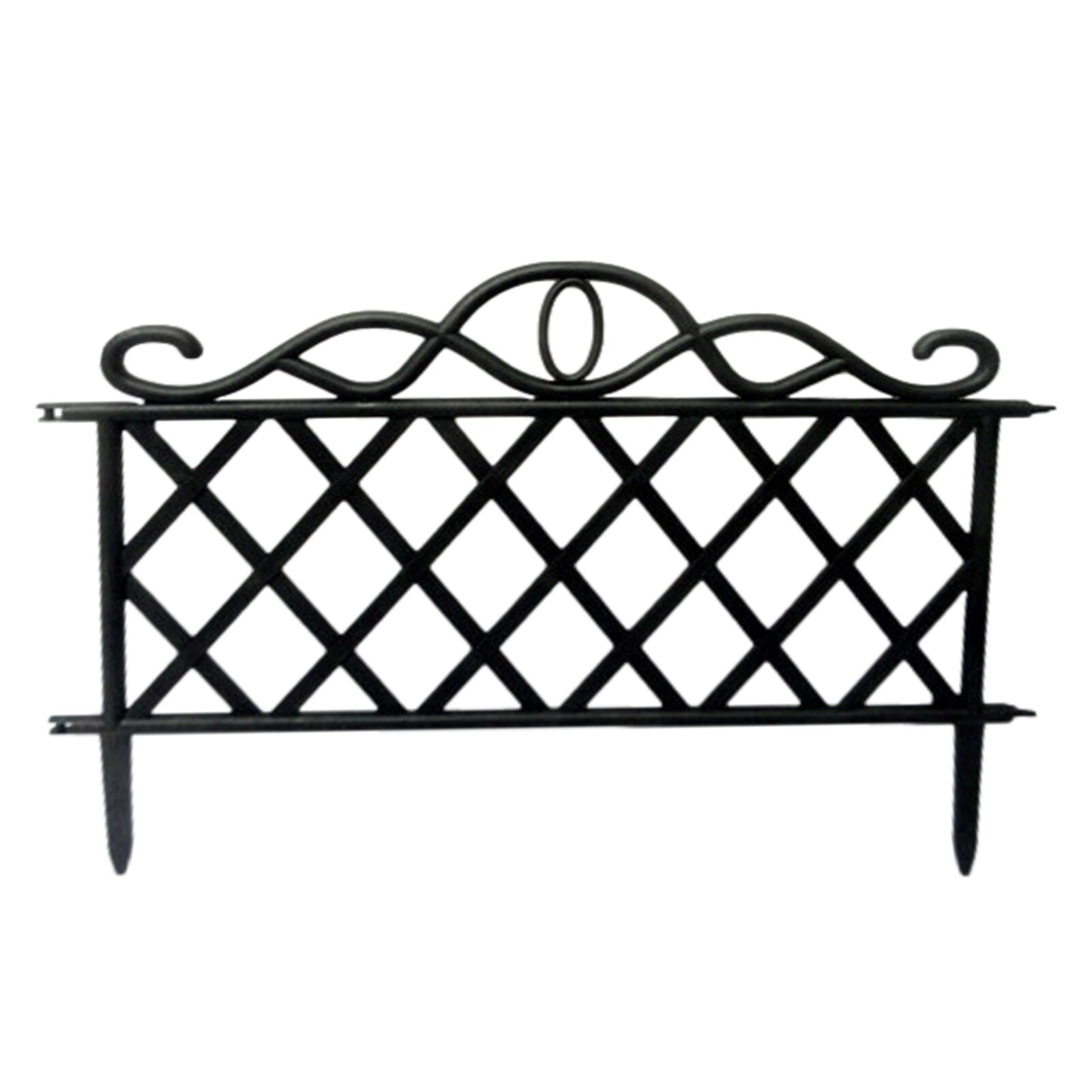 Garden Plastic Fence Landscape Border Courtyard Indoor Fencing Patio Edging Flower Vegetable Small Fence DIY Festival Opportune