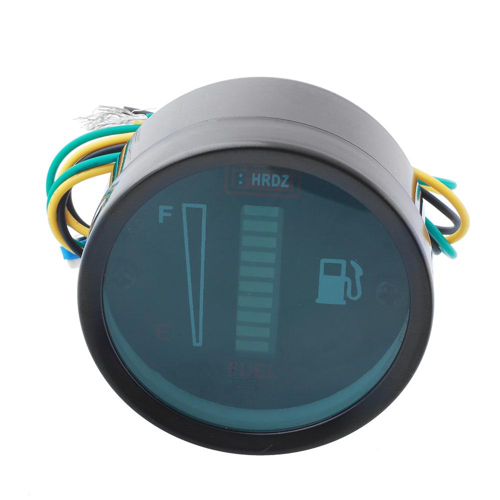 Jauge de niveau de carburant pour moto, universel, 52mm, numérique LED