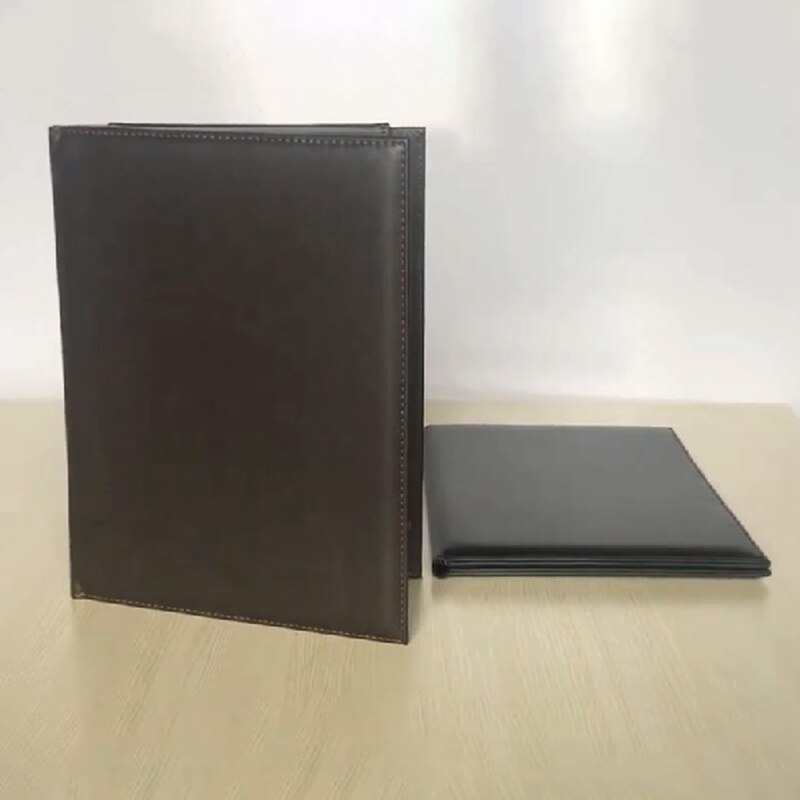 A4 Lederen Map Documenten Binder Multifunctionele Rekenmachine Pen Data Opbergtas Business Organizer Stevige Office Manager Clip