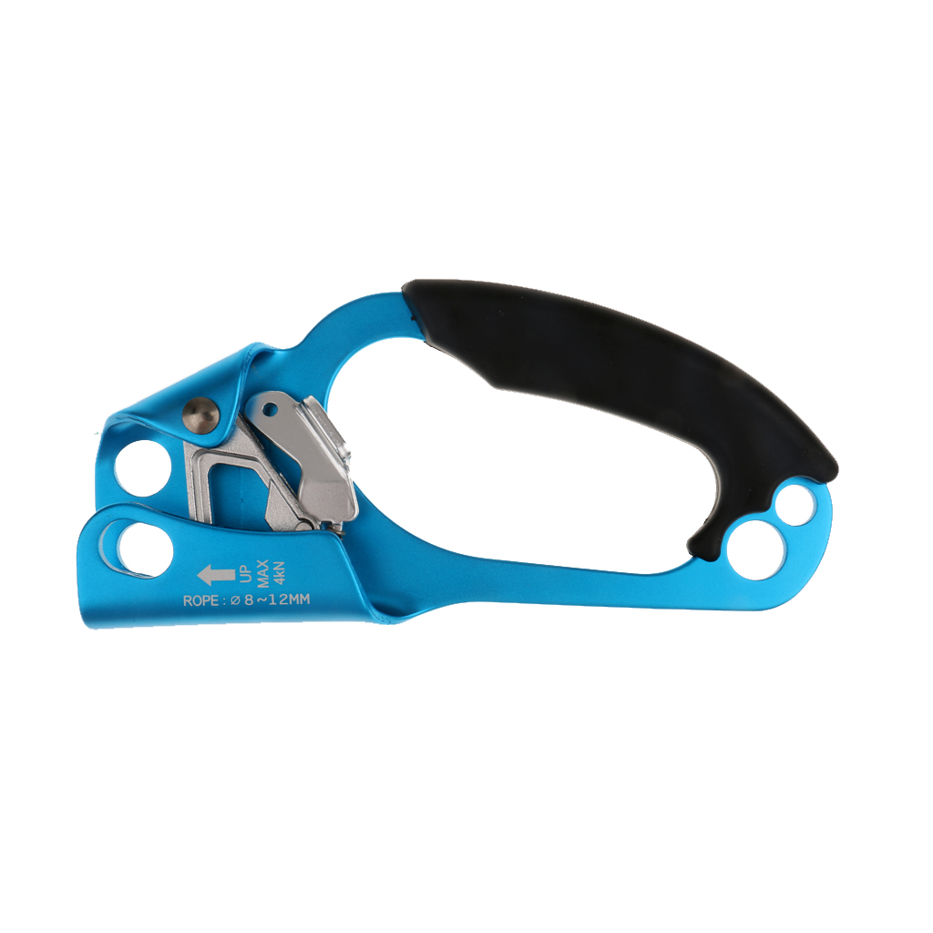 1 Pcs 4KN Hand Ascender Rock Klimmen Boom Arborist Abseilen Gear Apparatuur Touw Klem Voor Bergbeklimmen Speleologie 8-12mm Touw