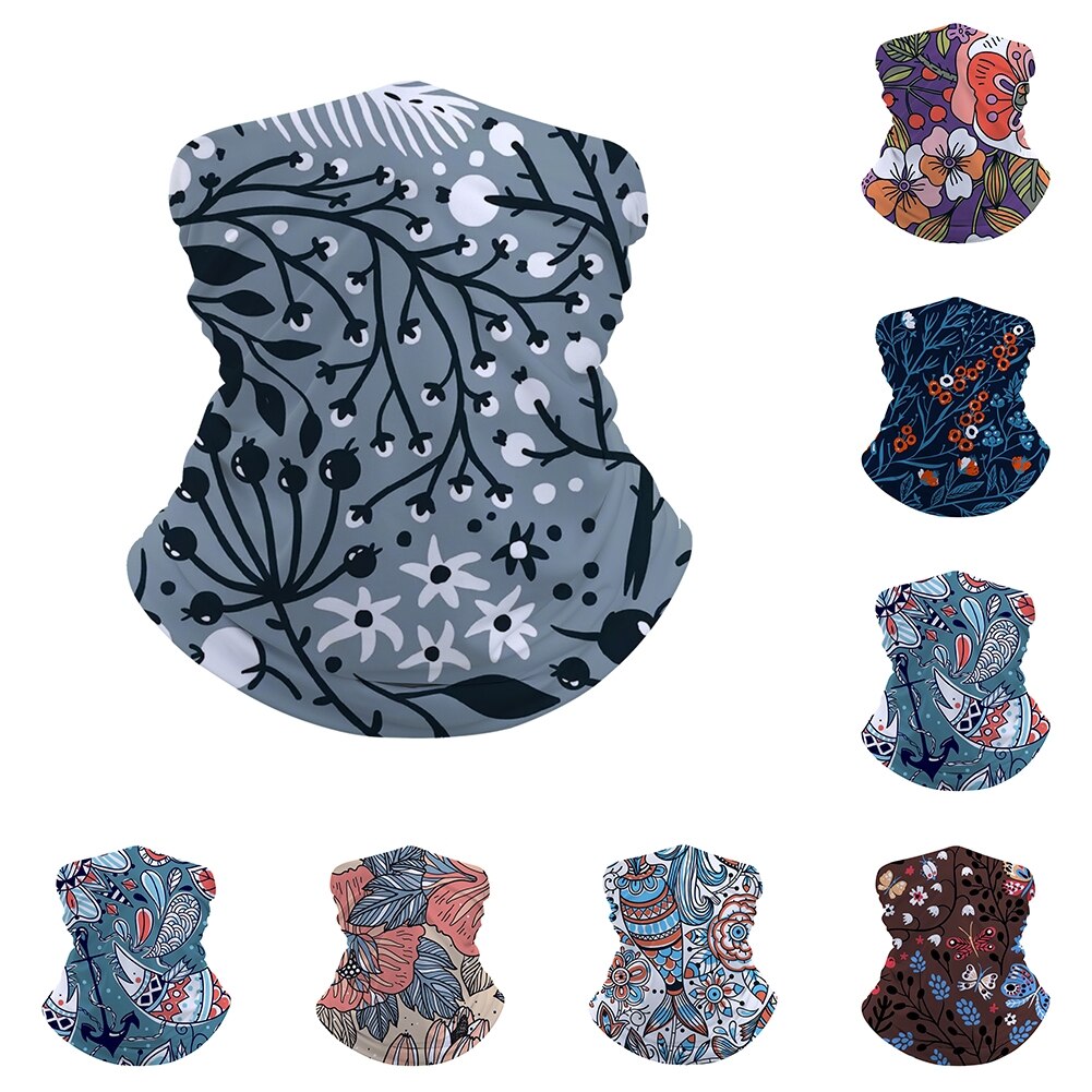 Flower Petals Kids Head/Face/Mask Neck Bandana Scarf Dual-use Magic Tube HeadScarf Cycling Sport Headwear Turban Balaclava