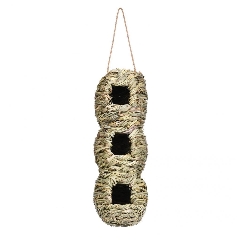 Portable Durable Comfortable Hanging Bird Nest Exquisite Hummingbird House for Home
