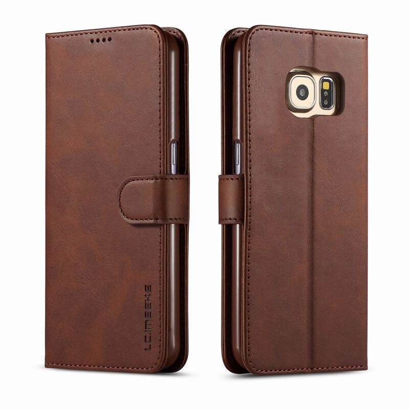 Voor Samsung Galaxy S6 Case Lederen Vintage Telefoon Case Op Funda Samsung S6 Case Flip Magnetic Wallet Case S6 Rand cover Card Slot