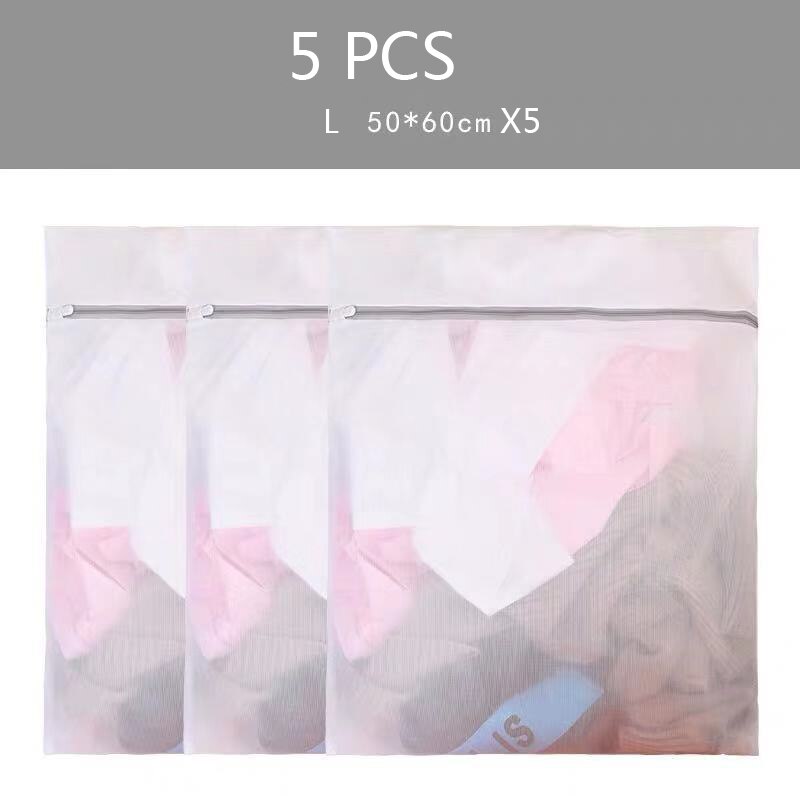 5 Pcs/Set Laundry Bags Washing Machine Special Washing Bag Home Laundry Storage Bag Travel Underwear Sorting Bagging: D