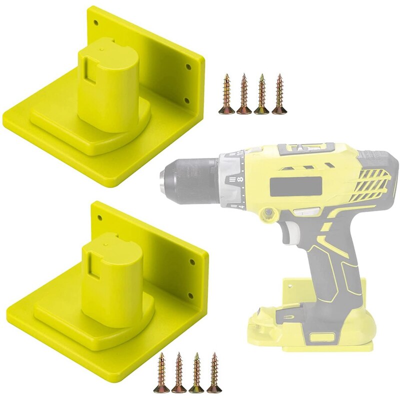 Tools Drill Mount Holder, Fit for Ryobi 18V Tool Holder Dock Hanger