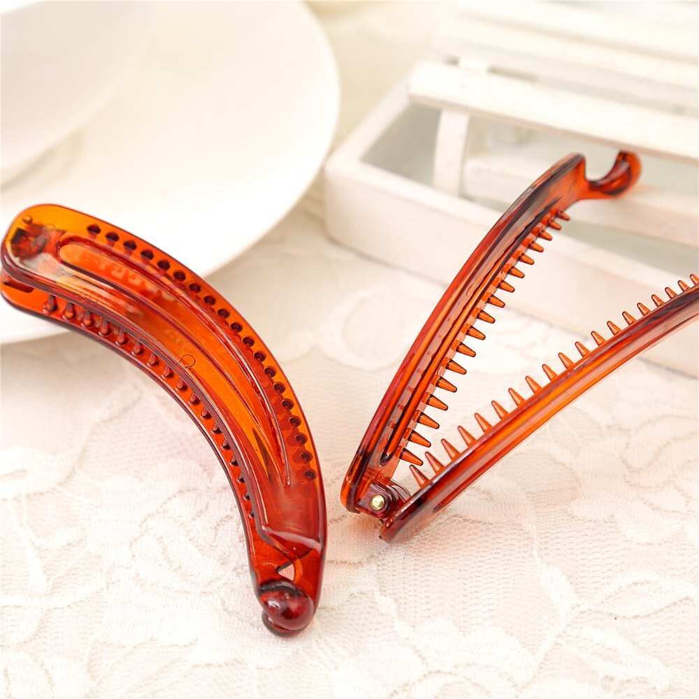 Een Stuk Fancyin Banaan Haar Clip Haar Claw pins 9 cm voor Vrouwen en Meisjes