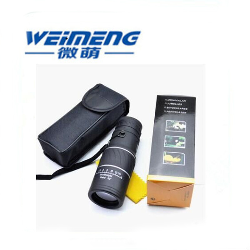 Weimeng 16X52 hd monoculaire/télescope unique 66 M/8000 M réglage de la mise au point Vision film vert haute puissance HD nuit télescope ZOOM