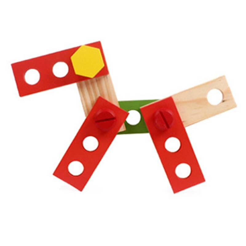 Baby Spielzeug freundlicher Holz Multifunktionale Werkzeug einstellen Wartung Kasten Holz Spielzeug Baby murmeln Kombination Chirstmas/Geburtstag Spielzeug