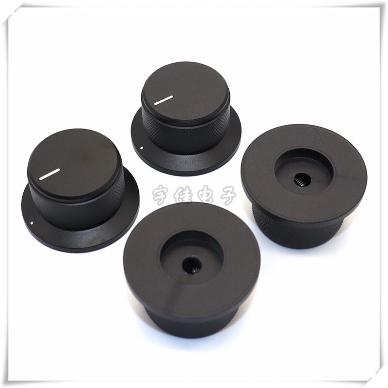 1 Stuks 44*25Mm All-Aluminium Zwart Zandstralen Knop Cap Is Geschikt Voor Ronde Schacht 6Mm medische Instrument Instrumentatie Cap