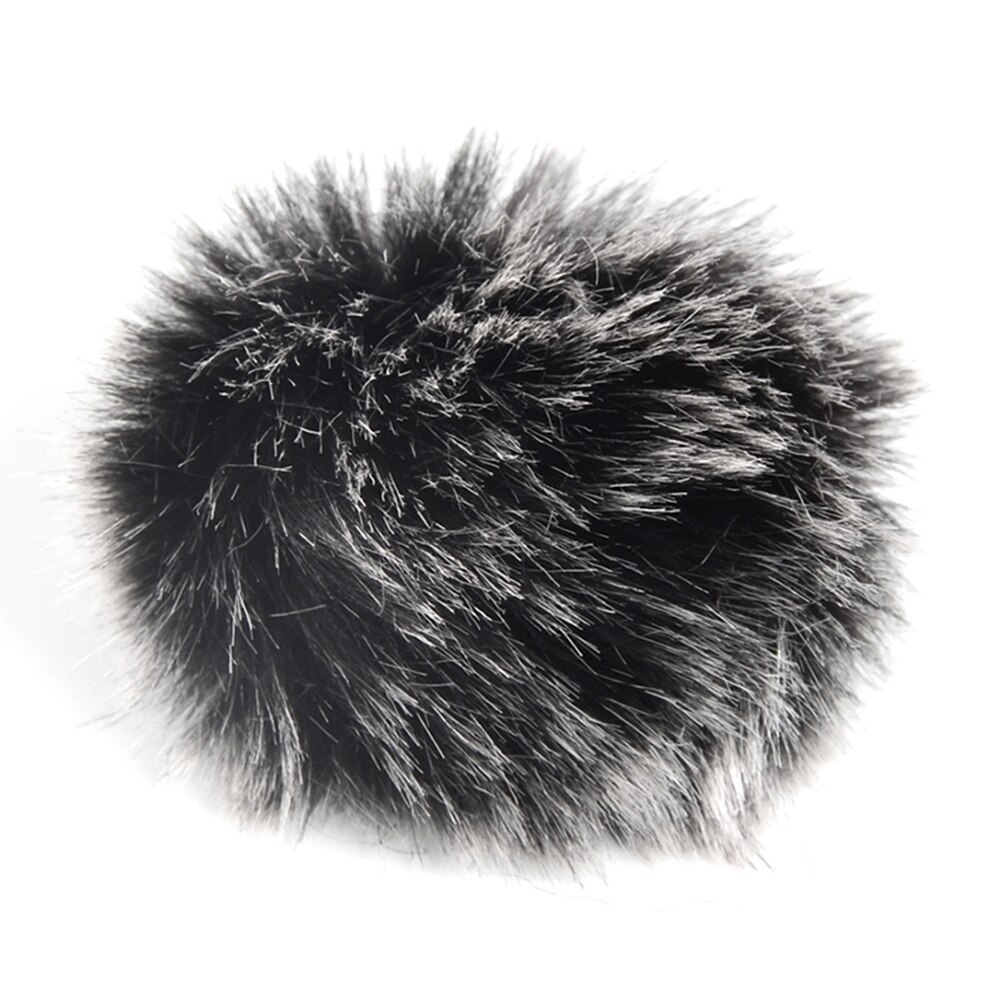 Universal Lavalier Microphone Furry Windscreen Lapel Mic For Windshield Wind Muff