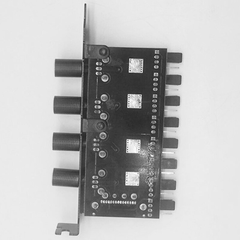 Chassis Baffle Pci Bit Fan Speed Controller 8Way 4-Knob Hub Radiator External Speed Control Switch for Desktop Computers