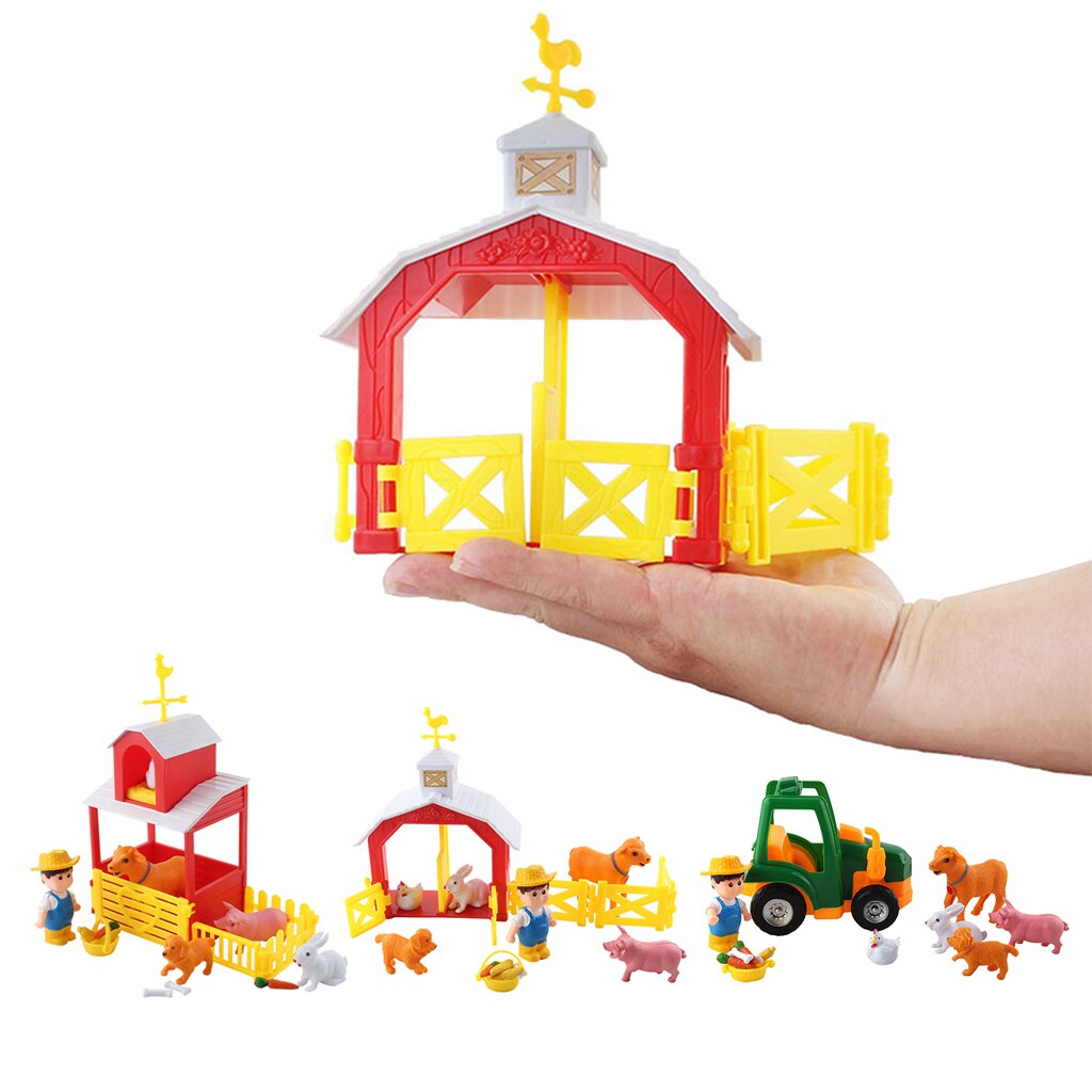 Animals Educational Farm Scene Education Toys for Kids 3 Years Old Up