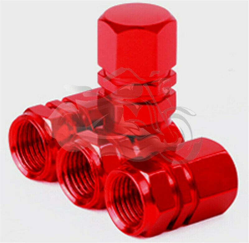 CNC koła opony cap dysza pokrywa dla KAWASAKI Z650 Z750 Z800 Z900 Z1000SX Z1000 ninja 400 650 300 250 250R ZX14R ZX10R 6R: Czerwony