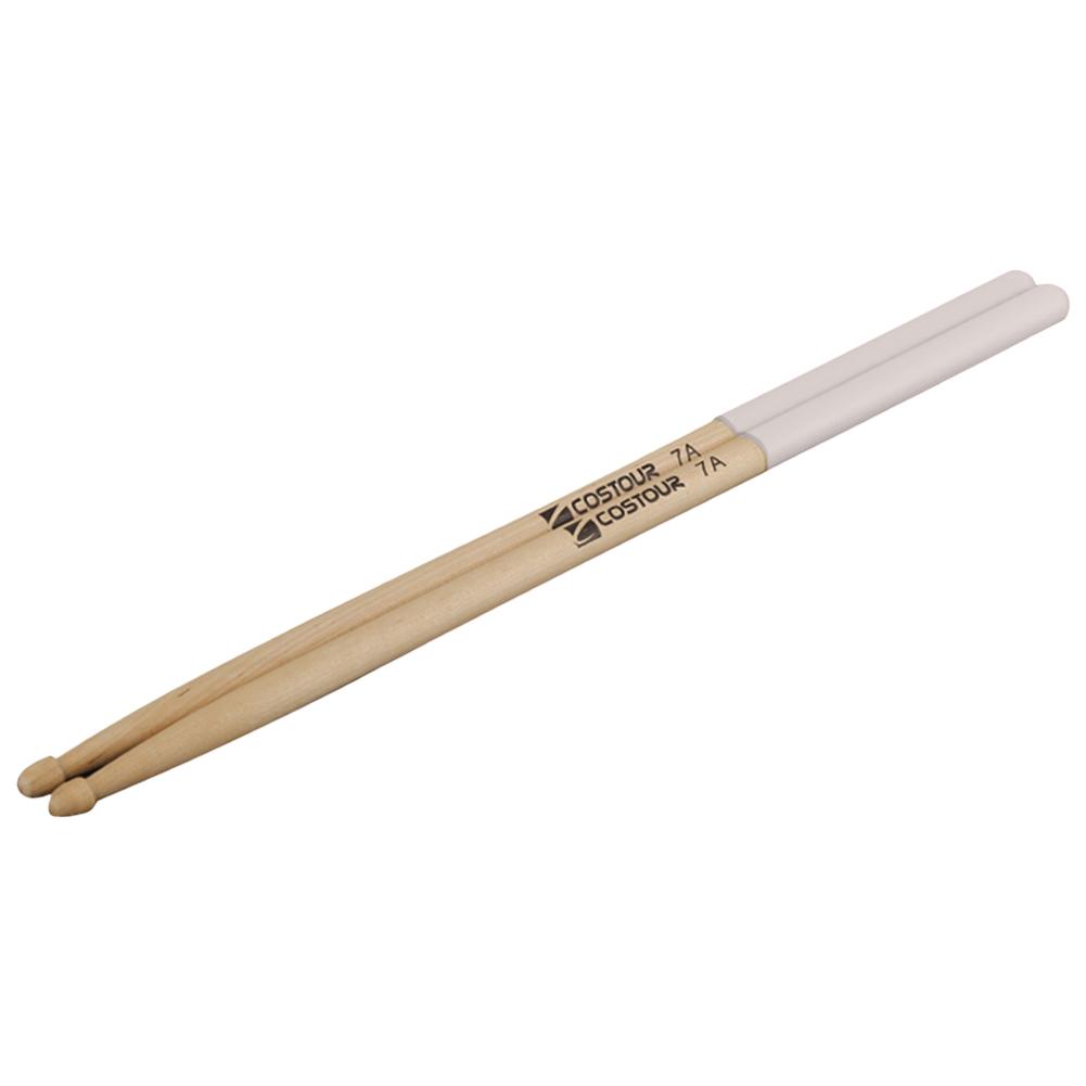 1Pair 7A/5A Durable Drumsticks Silicone Lightweight Drum Sticks Anti-slip -shaped Triangle Skull For Drum Musical Instrument