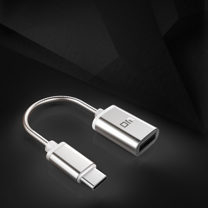 DM Type-C Adapter Type C-L USB C Male naar USB2.0 Femail USB OTG converter voor apparaten met type c interface