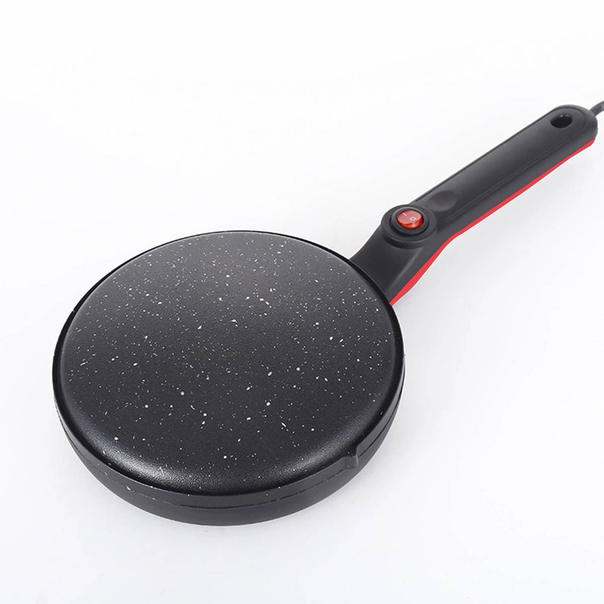 Máquina de tortitas antiadherente para hacer Pizza, plancha eléctrica de 220V y 900W para hornear Pan y pasteles, utensilios de cocina para el hogar