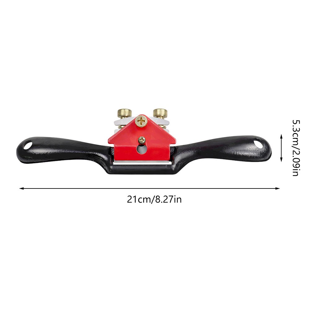 Adjustable Plane Spokeshave Woodworking Hand Planer Trimming Hand Tools Deburring with Screw Wood Hand Cutting Edge Chisel Tool: Default Title