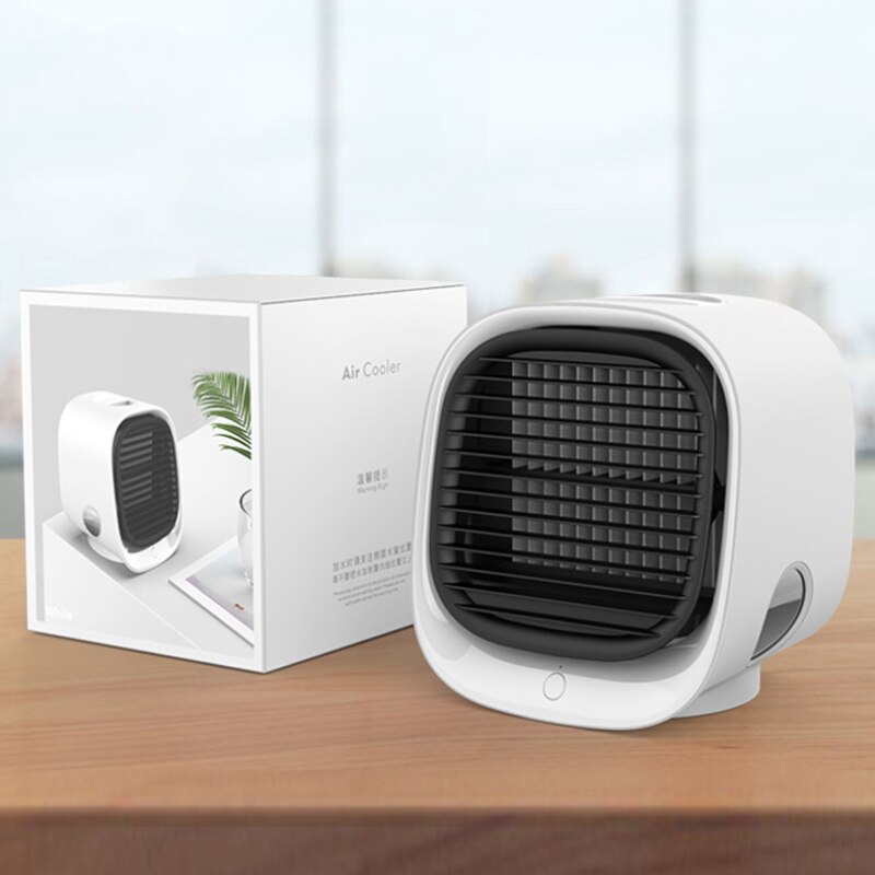 Mini Air Conditioner Fan Humidifier Purifier Cooling Fan Air Cooler Quick Air Conditioner Fan For Home Office Desktop Room