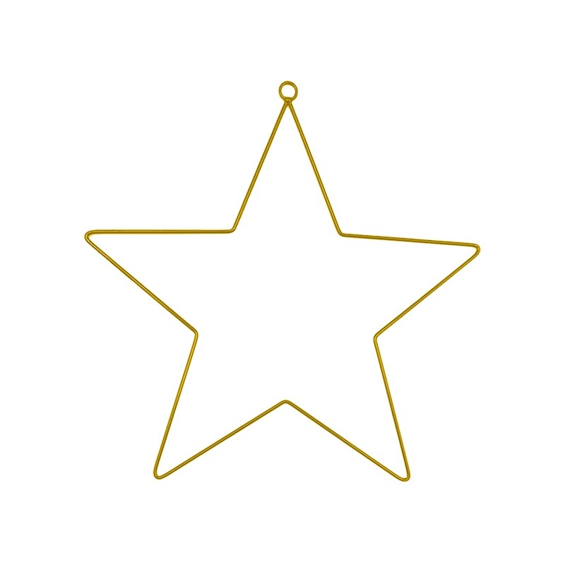 Anneaux en fer forgé avec cadre de couronne d&#39;étoiles en fil métallique, anneaux en macramé pour capteur de rêves fait à la main, de nouvel an, Q84D