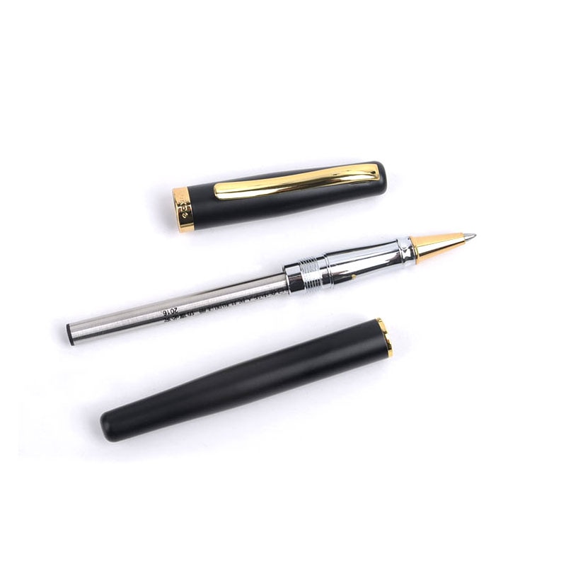 Germany DUKE Model 209 Roller Ball Pen Black Pen Gold Clip Ballpoint Pens Black Ink Writting Pen for Bussiness and Office