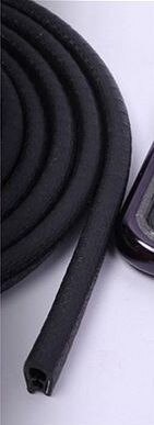 Tira de sellado de goma para coche 3/5/10/15M, accesorios para coche en forma de U, sellos de goma antiruido para automóviles, tiras de sellado a prueba de polvo, estilo de coche: black 10M