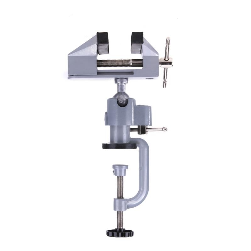 Universal Vise Bench 360 Degree Rotating Mini Vise Precise Clamp Vice Bench Swivel Lock Clamp Vise Craft Alloy Home Tool