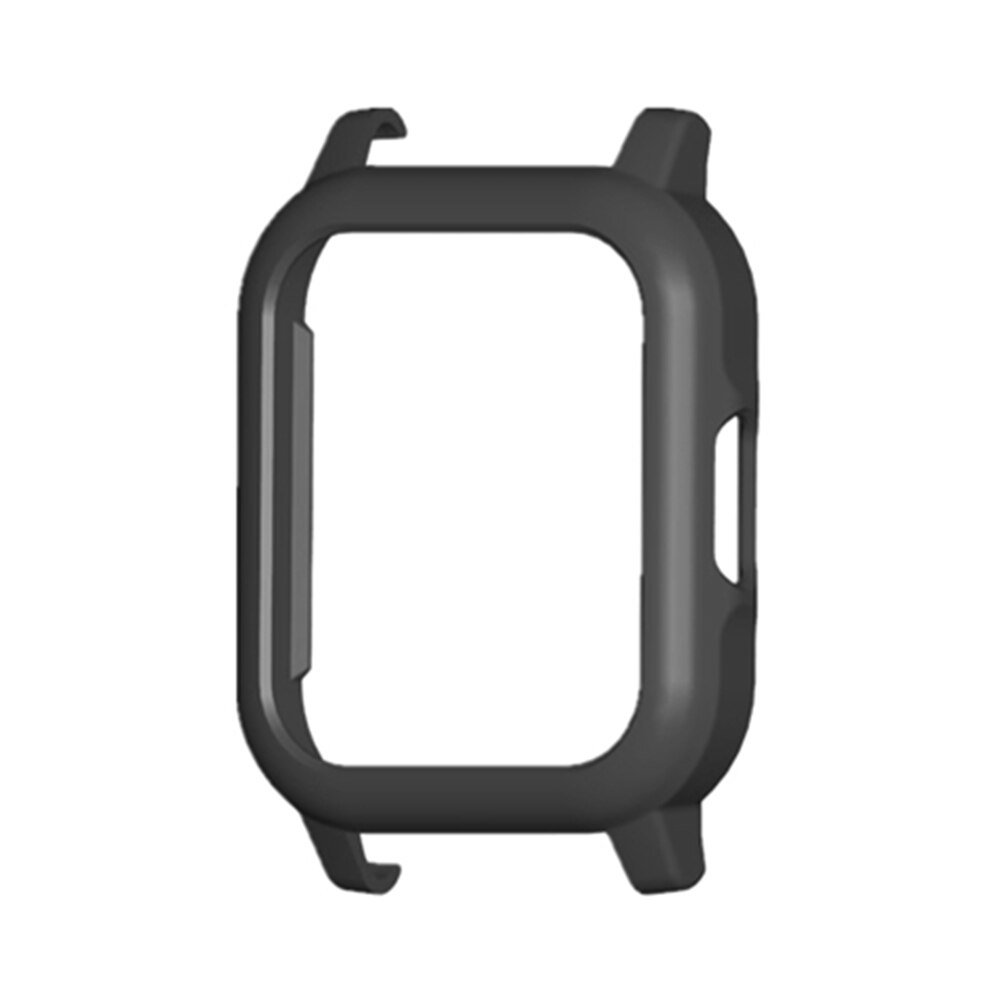 Protective Case For Xiaomi Haylou LS02 PC Case Cover Plastic Watch Shell Hard Frame Protector For Haylou LS02 Case: Black