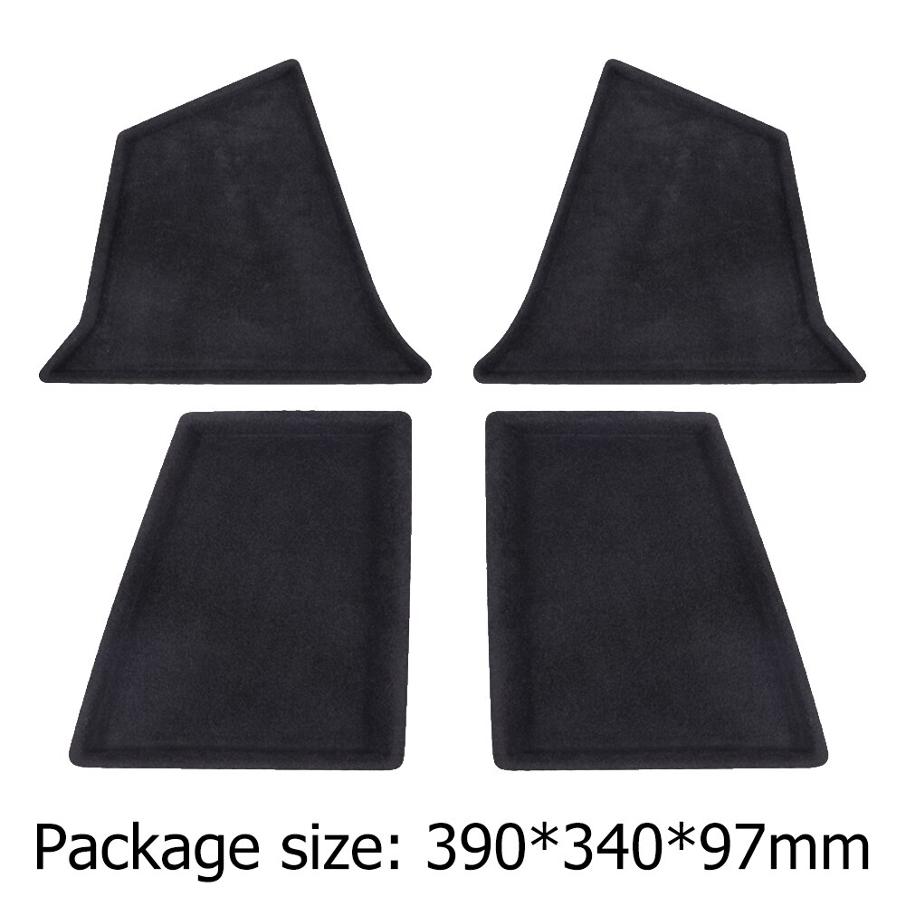 4pcs Car Rear Trunk Side Storage Box Divider Cover for Tesla Model Y Extinguisher Partition Panel Interior Trim Refit Board