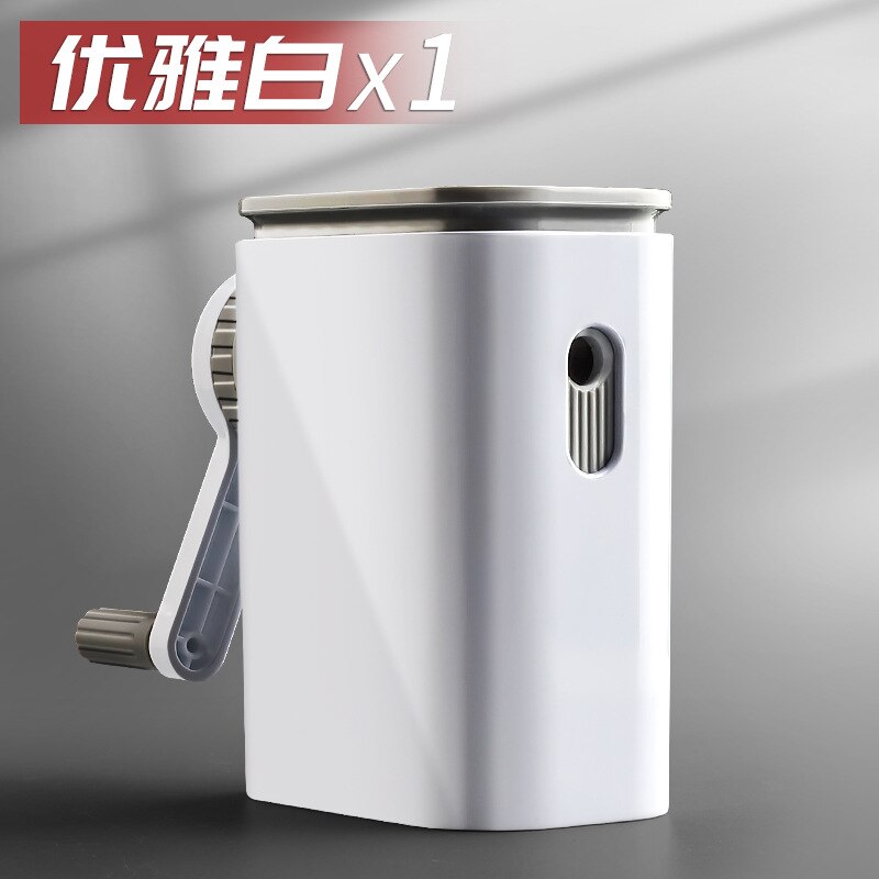 Art Puntenslijper Hand Crank Met Container Professionele Schilderen Kinderen Kunstenaar Student Briefpapier Schoolbenodigdheden Tenwin: White