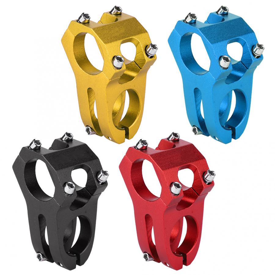 Bike Handlebar Stem Aluminium Alloy Hollow Bicycle Short Handlebar Stem Mountain Bike BMX Bike Stem 31.8mm Bicycle Parts