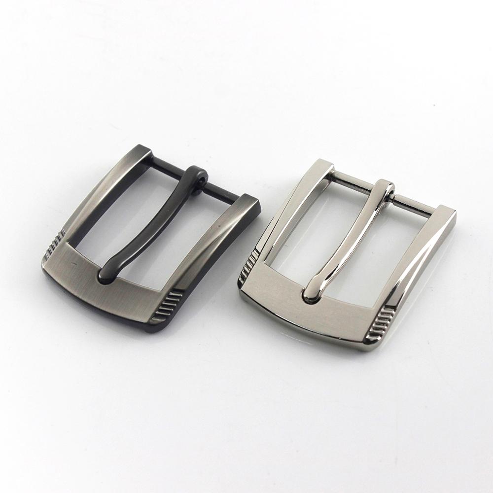 Hebilla de cinturón de Metal de 3cm, 1 ud., informal, Marrón mate, barra de talón, Pin único, correa de cuero artesanal para cinturón de 27-29mm
