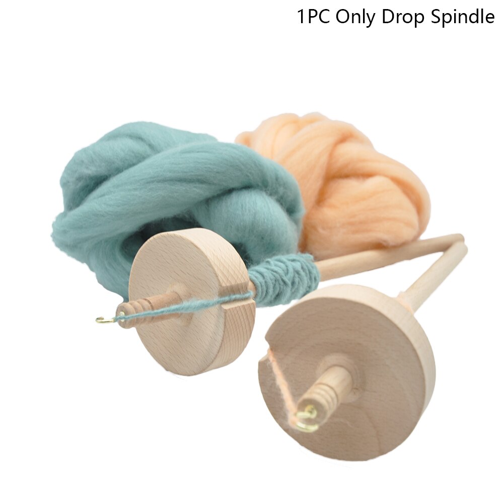 Crafts Multifunction Beginners Home DIY For Spinning Wool Spindle Yarn Tools Sewing Portable Smooth Finish Carved Wooden