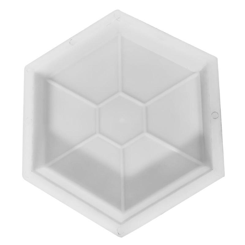 12.5×4cm Garden Paving Molds Hexagon Pavement Mold Concrete Paving Brick DIY Walkways Path Maker Mould for Garden Buildings